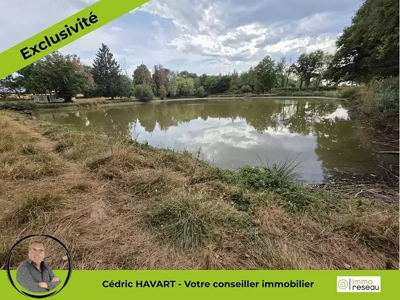 Étang de loisir à Lignac (36)