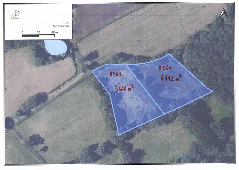Leisure pond and natural land, 0.88 ha in the Loire Valley — photo 3