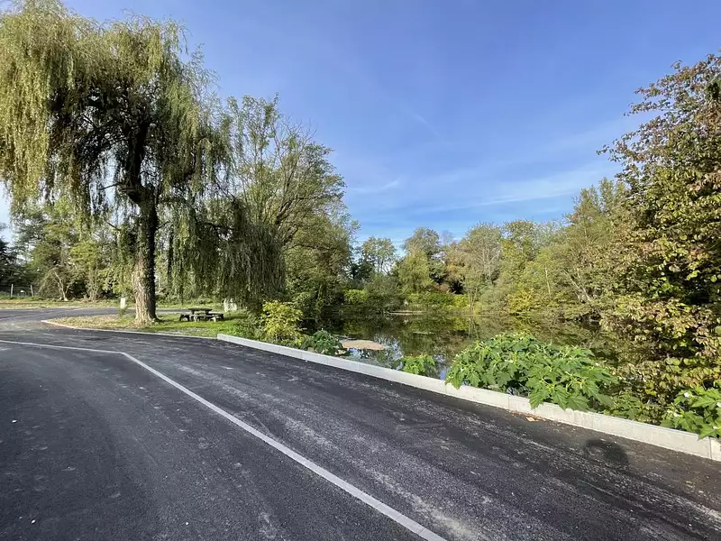 Étang d'agrément à Rosenau