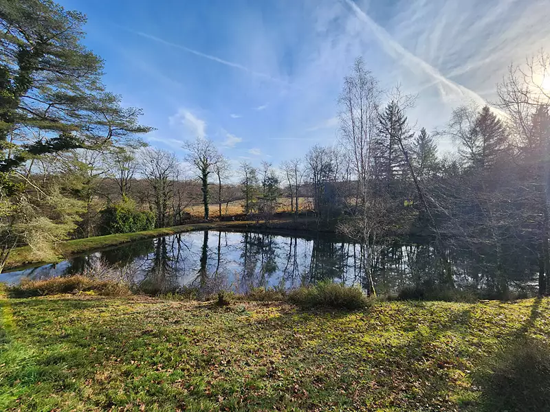 Étang de pêche de 1,2 ha à Saint-Hilaire-les-Places