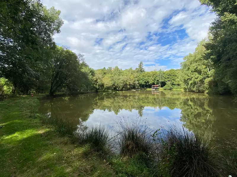 Étang de pêche à Roussines — photo 3
