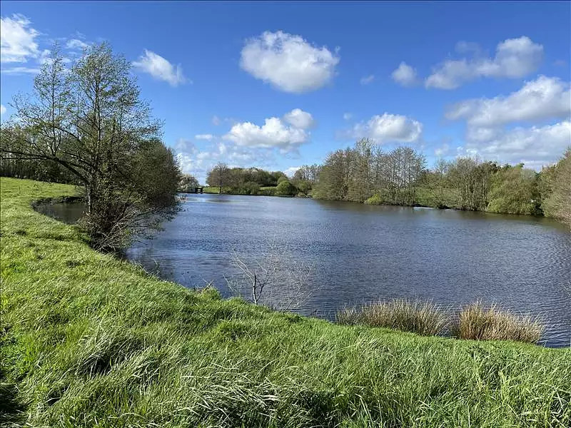 Étang d'agrément de 1,5 ha à Saint-Sébastien