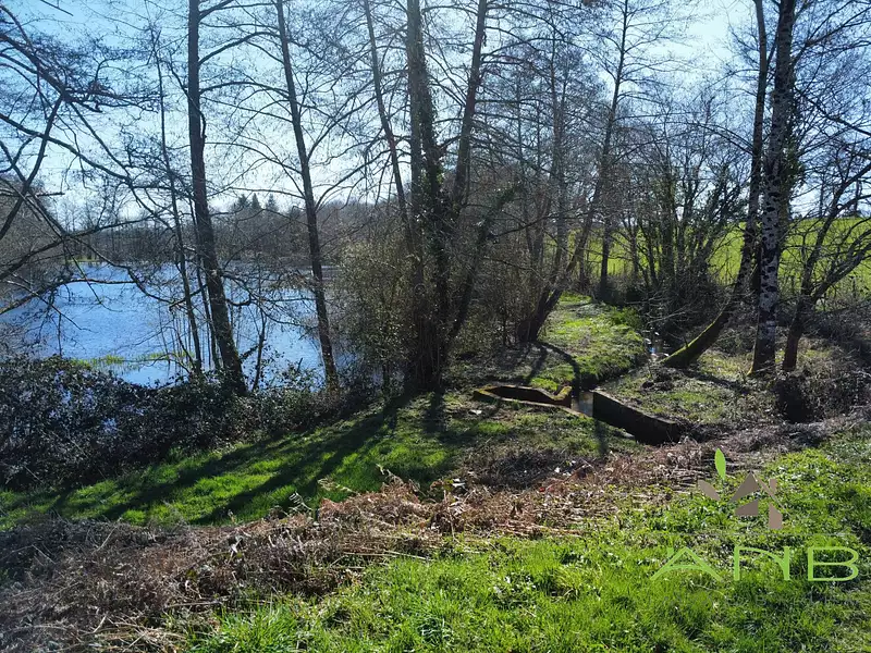 Étang de pêche à Mouzon