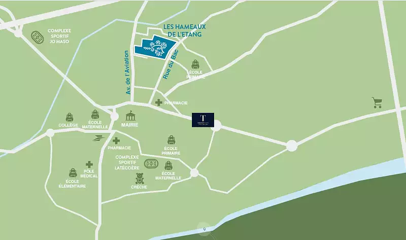 Étang d'agrément à Saint-Laurent-de-la-Salanque