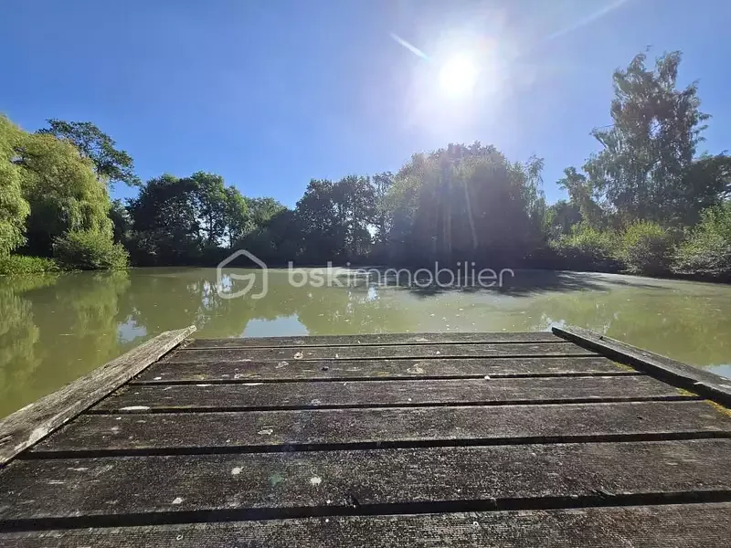 Étang de loisir à Nuille Sur Vicoin (53)